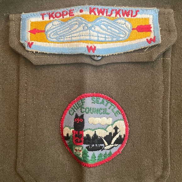 Men’s Vintage Eagle Scout Wool Shirt - Picture 11 of 12